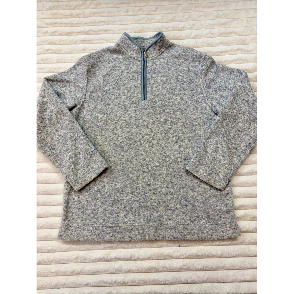 Catalina Quarter Zip Pullover Light Dark Grey Women’s Size S Athletic Casual